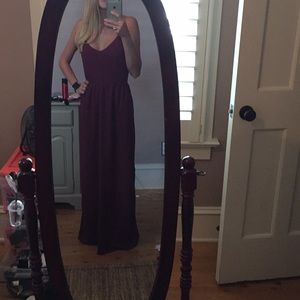 Burgundy maxi / formal Tobi dress